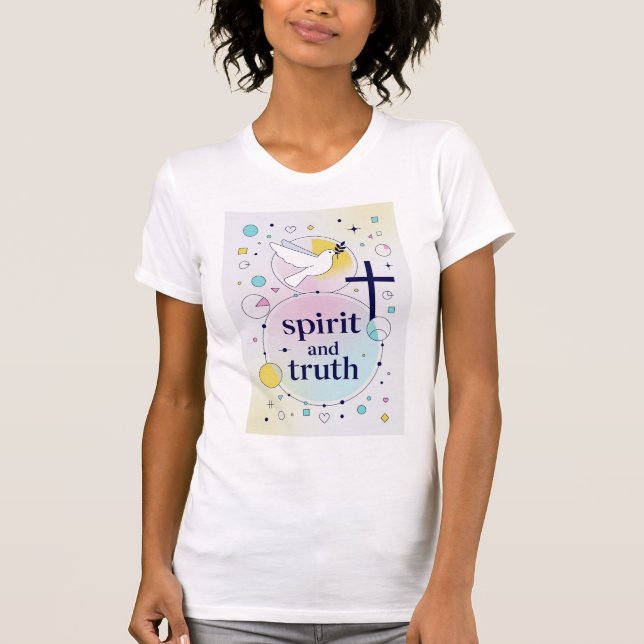 Camiseta Feminina Cristã Espírito e Verdade (Frente)