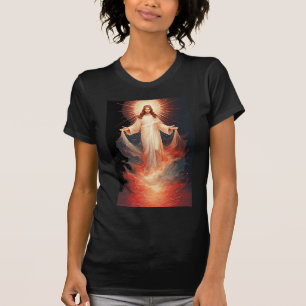 Camiseta Feminina Cristã Glorioso Cristo Ressuscit