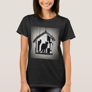 Camiseta feminina da Cat House