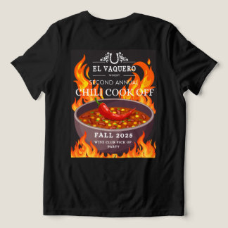 Camiseta Feminina da Competição de Chili de 2025