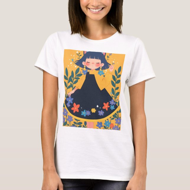 Camiseta Feminina da Moda - Menina (Frente)