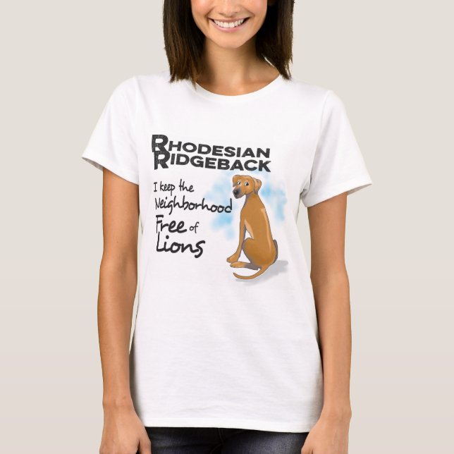 Camiseta feminina da Ridgeback (Frente)