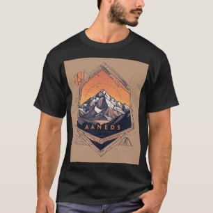 Camiseta feminina de Andes Mons: N Geométrico Mini