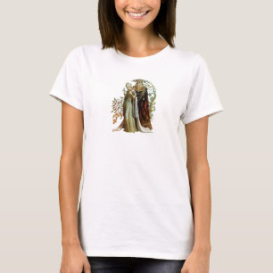 Camiseta feminina de Beleza e a Besta