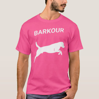 Camiseta Feminina de Cachorro Barkour - Pun Funny