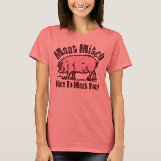 Camiseta feminina de carne Mitch