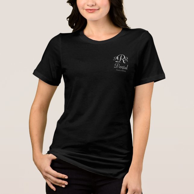 Camiseta Feminina de Equipe do Consultório Odontol (Frente)