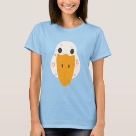 Camiseta Feminina de Ganso Com Espinhas