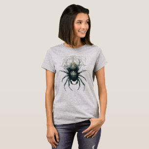 Camiseta Feminina de Geometria Mística de Aranha O