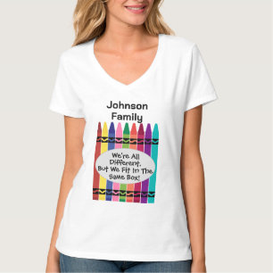 Camiseta Feminina de Gola V Personalizável para Re