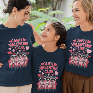 Camiseta Feminina de Guaxinim do Clube Anti-Valent