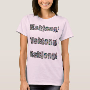 Camiseta Feminina de Mahjong