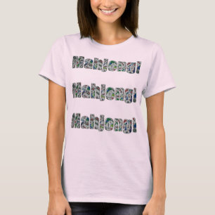 Camiseta Feminina de Mahjong