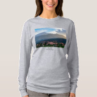 Camiseta Feminina de Manga Longa Hazy Pikes Peak S