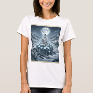 Camiseta Feminina de Meditação Gautam Buddh - Paz