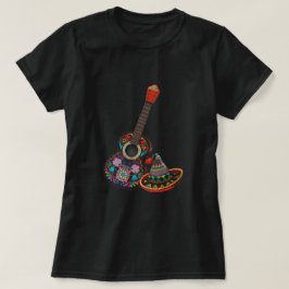 Camiseta Feminina de Música Mexicana