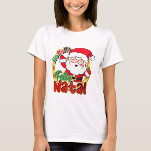 Camiseta feminina de Natal