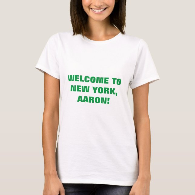Camiseta feminina de NEW YORK (Frente)