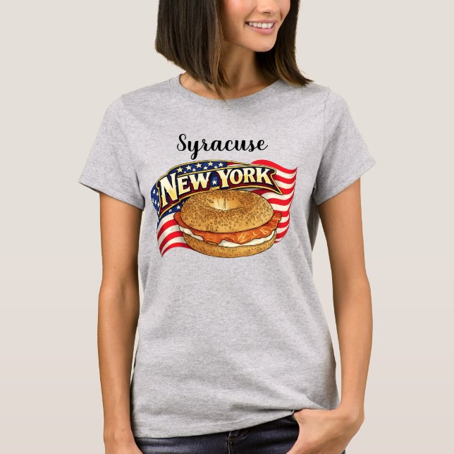 Camiseta Feminina de Nova York (Frente)