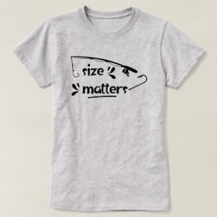 Camiseta Feminina de Pesca Tamanho Importa