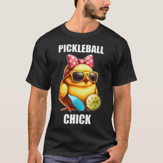 Camiseta Feminina de Pickleball Galinha de Pickleb
