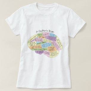 Camiseta Feminina de Quem Tem a Mente de uma Quilt