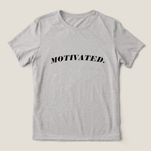 Camiseta Feminina de Tipografia Minimalista Motiva
