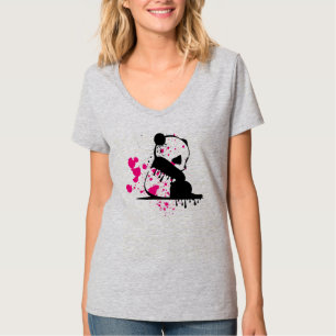 Camiseta Feminina Decote V
