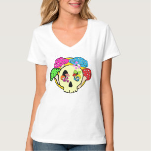 Camiseta Feminina Decote V