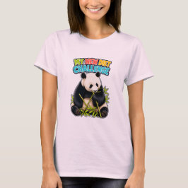 Camiseta Feminina Desafio de Dieta do Panda Divert