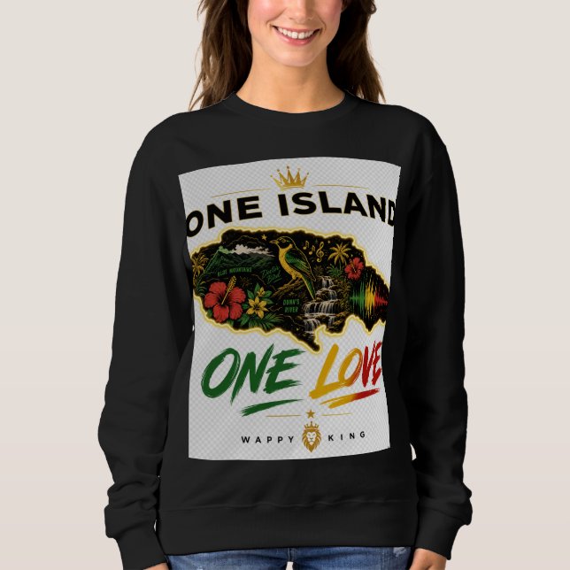 Camiseta feminina design Jamaica  (Frente)