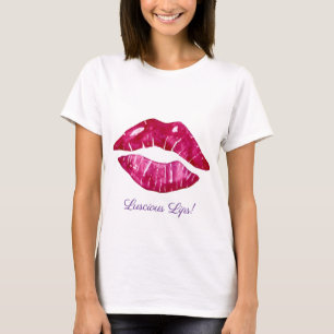 Camiseta Feminina Design Luscious Lips