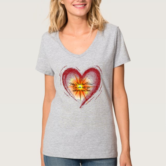  Camiseta Feminina dia das mães (Frente)