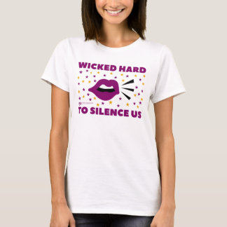 Camiseta Feminina Difícil de Silenciar