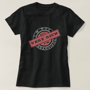 Camiseta Feminina Divertida com Texto