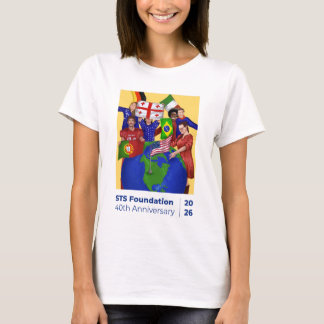 Camiseta Feminina do 40º Aniversário da Fundação S