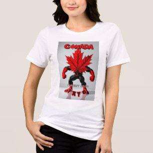 Camiseta feminina do Canadá FAFO