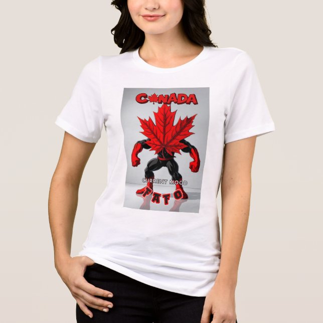 Camiseta feminina do Canadá FAFO (Frente)
