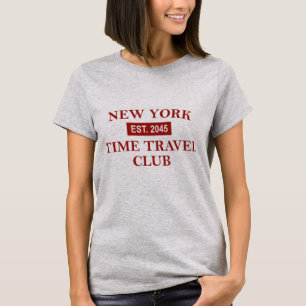 Camiseta Feminina do Clube de Viagem no Tempo de N
