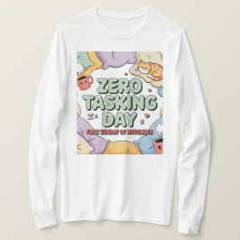 Camiseta Feminina do Dia Sem Tarefas