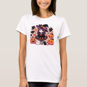 Camiseta feminina do Halloween