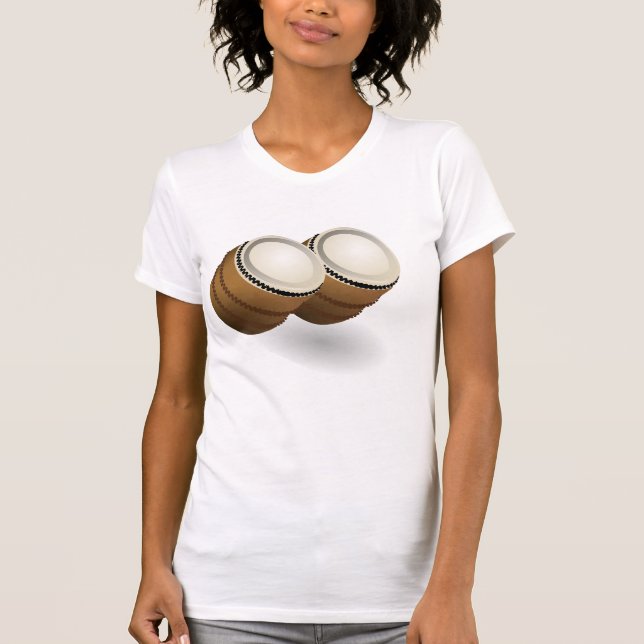 Camiseta Feminina Dual Bongos (Frente)
