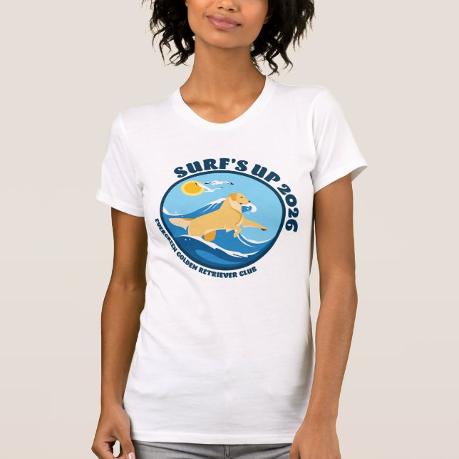 Camiseta Feminina EGRC Surfs Up (Frente)