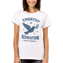 Camiseta Feminina Empatia é Revolução Ativista Vin