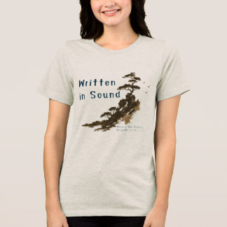 Camiseta Feminina Escrita em Som