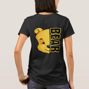Camiseta Feminina Estampa Urso às Costas