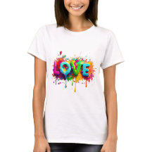 Camiseta Feminina Estética Coração Amor 💕