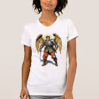 Camiseta Feminina Estilo Retro de São Miguel