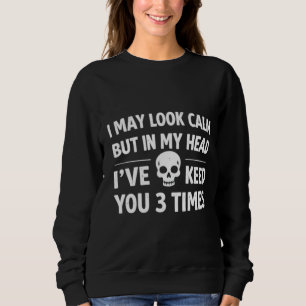 Camiseta Feminina Eu Posso Parecer Calma Engraçada