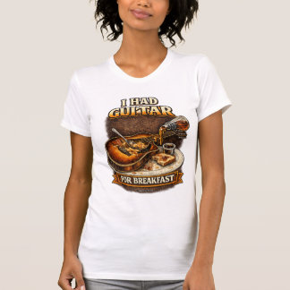 Camiseta Feminina Eu Tomei Guitarra no Café da Man